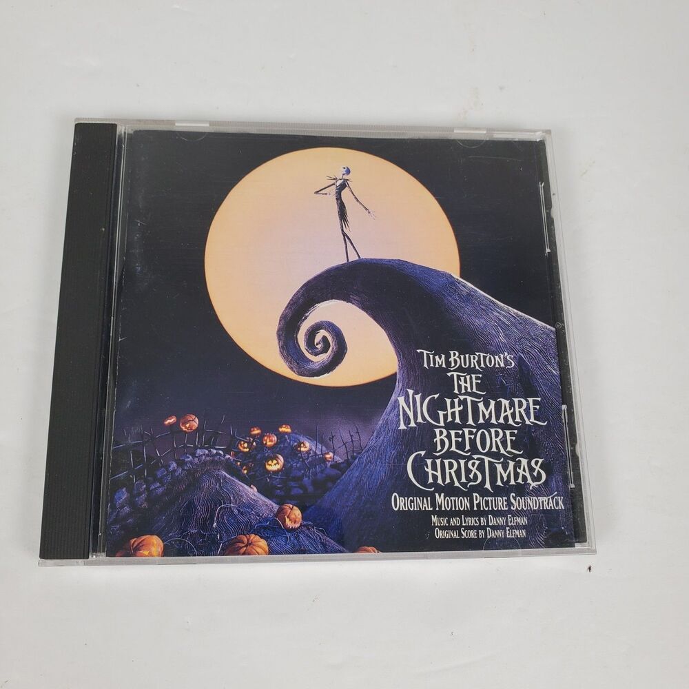 The Nightmare Before Christmas CD Soundtrack 1993 Disney Burton Danny Elfman